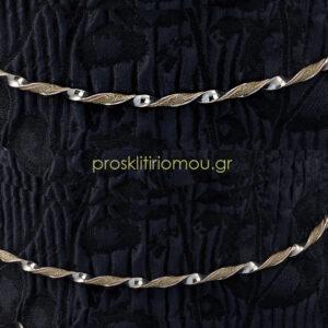 ασημενια στεφανα γαμου