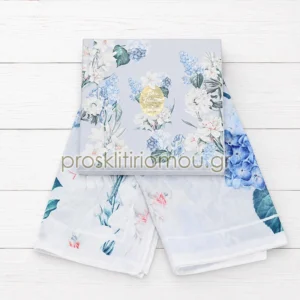 Μπομπονιέρα μαντήλι blue blossom